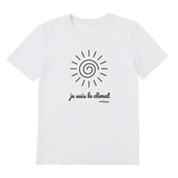 T-shirt bio unisex "JE SUIS LE CLIMAT" soleil