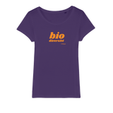 T-shirt bio femme "BIO DIVERSITE" orange