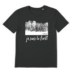 T-shirt bio unisex "JE SUIS LA FORÊT" large blanc