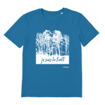 T-shirt bio unisex "JE SUIS LA FORET" blanc