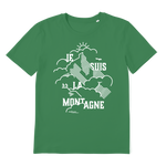 T-shirt bio unisex "JE SUIS LA MONTAGNE" blanc