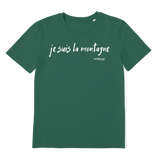 T-shirt bio unisex "JE SUIS LA MONTAGNE"