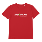 T-shirt bio unisex "MAGNETIK.ART" éclair vert