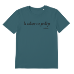 T-shirt bio unisex "LA NATURE ME PROTEGE"