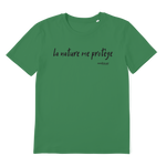 T-shirt bio unisex "LA NATURE ME PROTEGE"