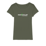 T-shirt bio femme "MAGNETIK.ART" éclair vert