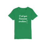 T-shirt bio enfant "C'EST QUOI L'ECONOMIE CIRCULAIRE"