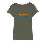 T-shirt bio femme "MAGNETIK.ART" orange