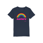 T-shirt bio enfant "NATURE & ARC-EN-CIEL" pop grand