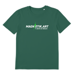 T-shirt bio unisex "MAGNETIK.ART" éclair vert