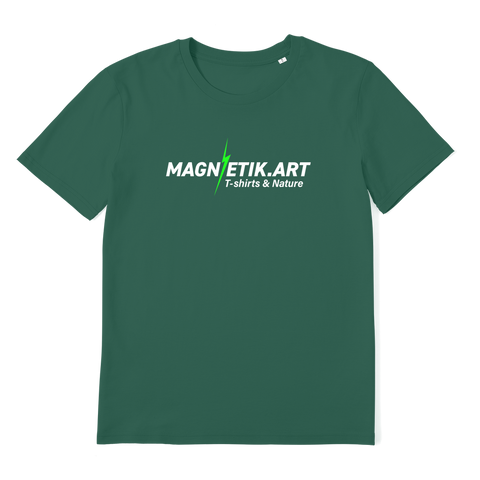 T-shirt bio unisex "MAGNETIK.ART" éclair vert