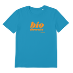 T-shirt bio unisex "BIO DIVERSITE" orange