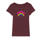 T-shirt bio femme "NATURE & ARC-EN-CIEL"