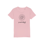 T-shirt bio enfant "JE SUIS LE CLIMAT" soleil