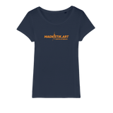 T-shirt bio femme "MAGNETIK.ART" orange