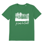 T-shirt bio unisex "JE SUIS LA FORÊT" large blanc