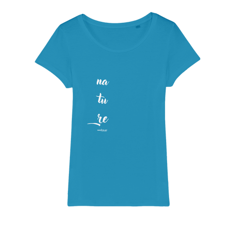 T-shirt bio femme "NATURE" vertical grand