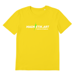 T-shirt bio unisex "MAGNETIK.ART" éclair vert