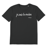 T-shirt bio unisex "JE SUIS LA RIVIERE" blanc