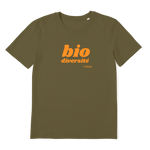 T-shirt bio unisex "BIO DIVERSITE" orange