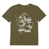 T-shirt bio unisex "JE SUIS LA MONTAGNE" blanc