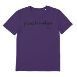 T-shirt bio unisex "JE SUIS LA MONTAGNE"