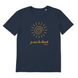 T-shirt bio unisex "JE SUIS LE CLIMAT" soleil caramel