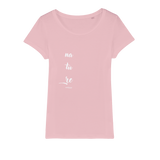 T-shirt bio femme "NATURE" vertical grand