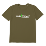 T-shirt bio unisex "MAGNETIK.ART" éclair vert