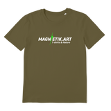 T-shirt bio unisex "MAGNETIK.ART" éclair vert