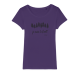 T-shirt bio femme "JE SUIS LA FORET" sapin