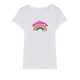 T-shirt bio femme "NATURE & ARC-EN-CIEL"