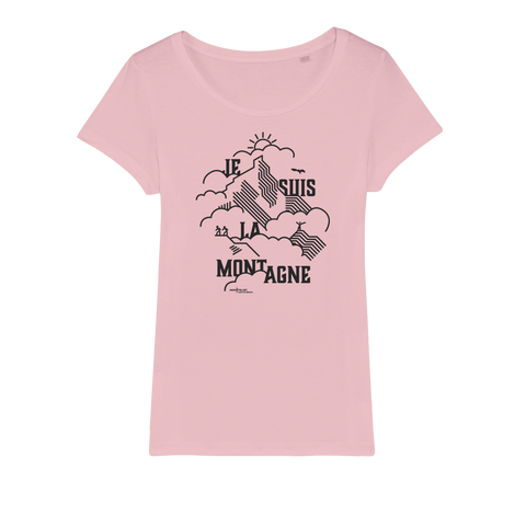 T-shirt bio femme "JE SUIS LA MONTAGNE"