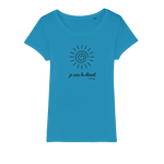 T-shirt bio femme "JE SUIS LE CLIMAT" soleil