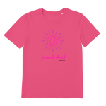 T-shirt bio unisex "JE SUIS LE CLIMAT" soleil rose