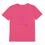 T-shirt bio unisex "JE SUIS LE CLIMAT" soleil rose