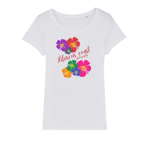 T-shirt bio féminin "HIBISCUS COAST PHOTOGRAPHY"