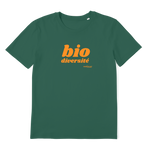 T-shirt bio unisex "BIO DIVERSITE" orange