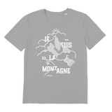 T-shirt bio unisex "JE SUIS LA MONTAGNE" blanc