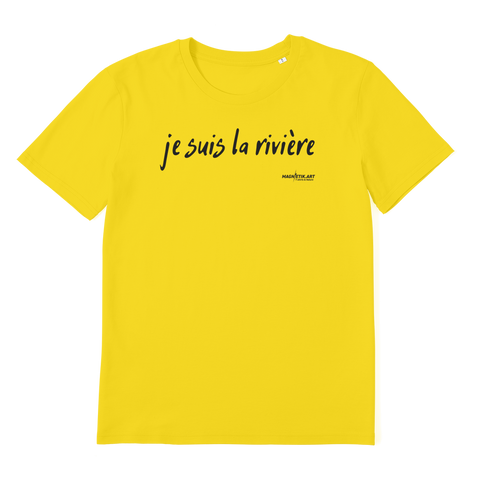 T-shirt bio unisex "JE SUIS LA RIVIERE"
