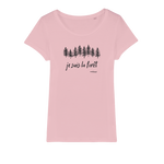 T-shirt bio femme "JE SUIS LA FORET" sapin