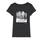 T-shirt bio femme "JE SUIS LA FORET" blanc