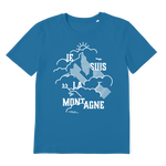 T-shirt bio unisex "JE SUIS LA MONTAGNE" blanc