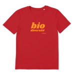 T-shirt bio unisex "BIO DIVERSITE" orange