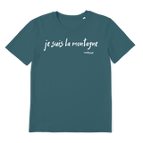 T-shirt bio unisex "JE SUIS LA MONTAGNE"