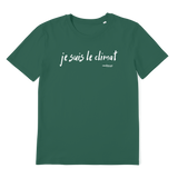 T-shirt bio unisex "JE SUIS LE CLIMAT" blanc