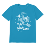 T-shirt bio unisex "JE SUIS LA MONTAGNE" blanc