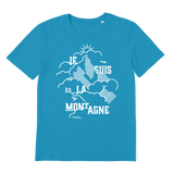 T-shirt bio unisex "JE SUIS LA MONTAGNE" blanc