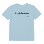 T-shirt bio unisex "JE SUIS LA RIVIERE"