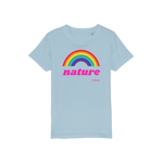 T-shirt bio enfant "NATURE & ARC-EN-CIEL" pop grand